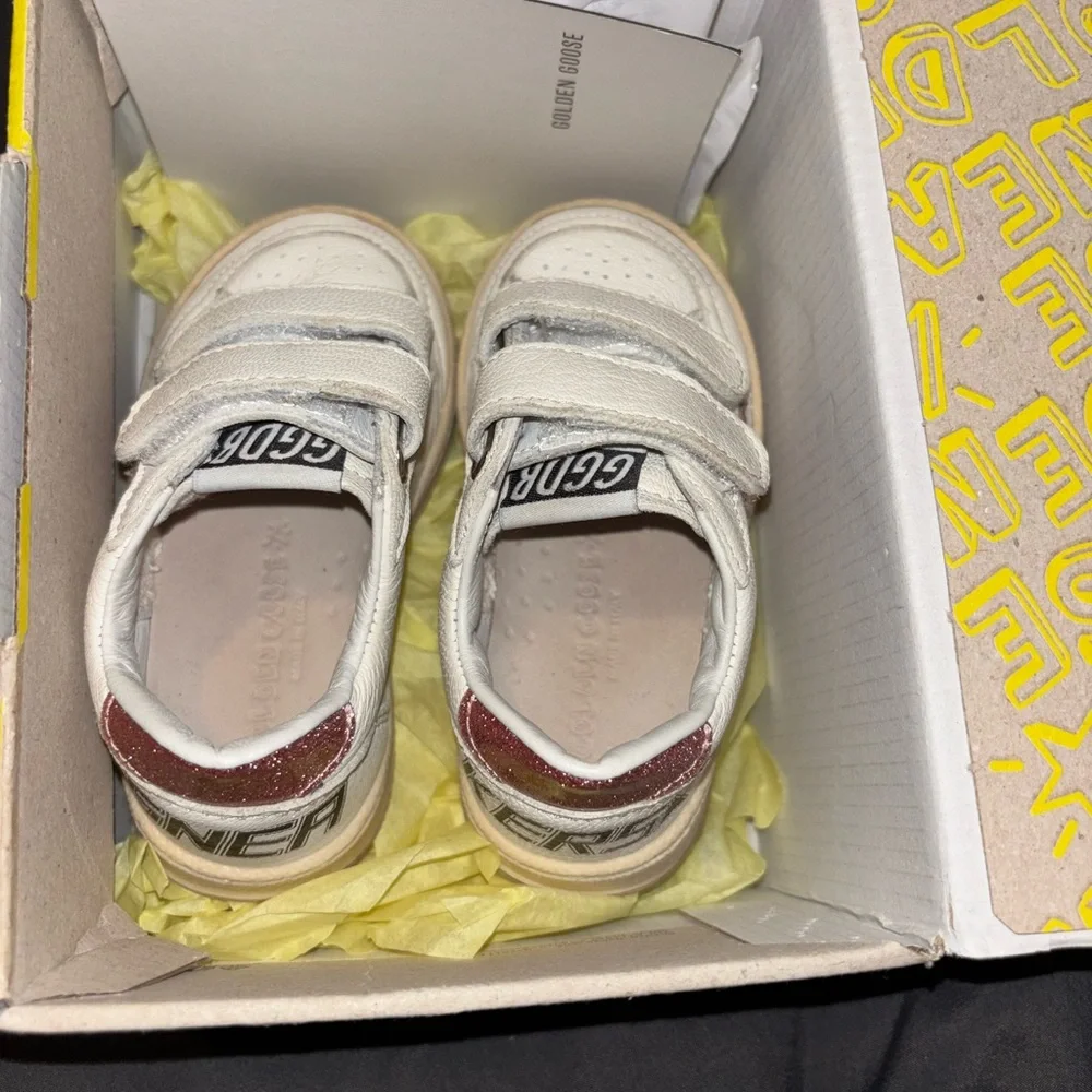 Golden Goose Kids Sneakers White and Pink Size 5 / 21 EU - Picture 7 of 8
